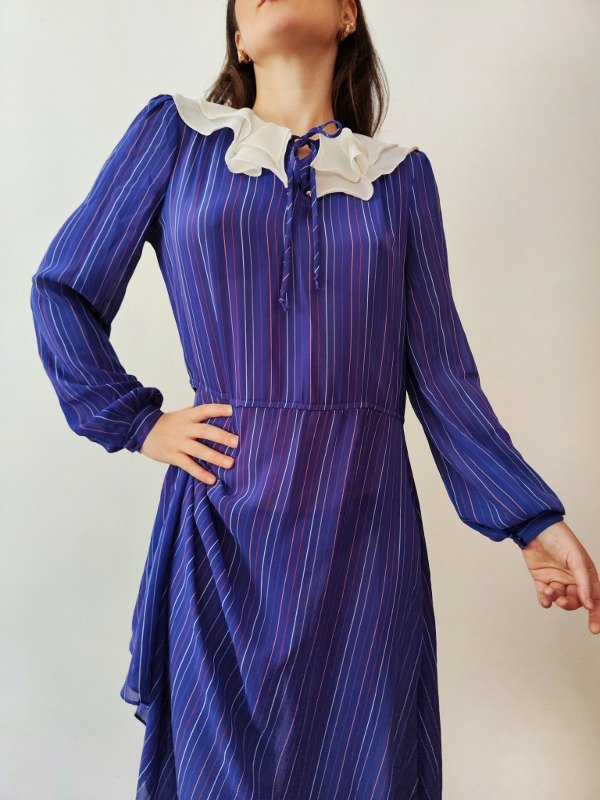 Vestido Gasa A lineas — imagen 4