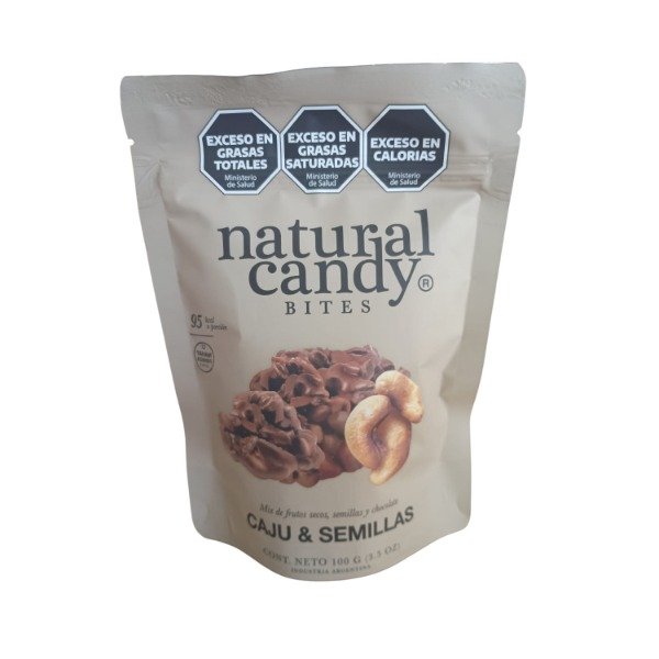 Producto - BITES NATURAL CANDY CAJU Y SEMI CON CHOCO X 100GRS