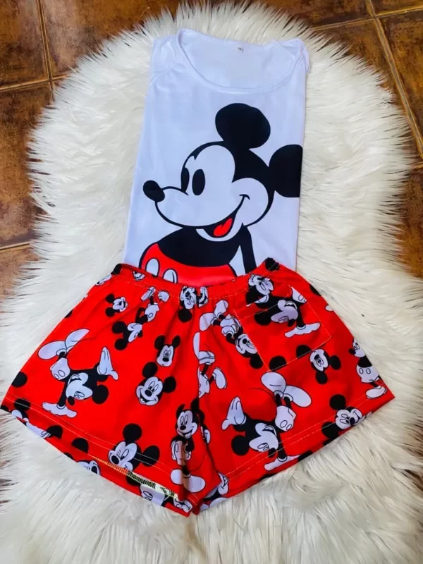 Producto - Pijama Mickey Rojo Adulto
