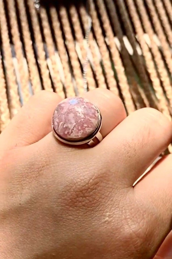 Producto - Anillo de Rodocrosita regulable