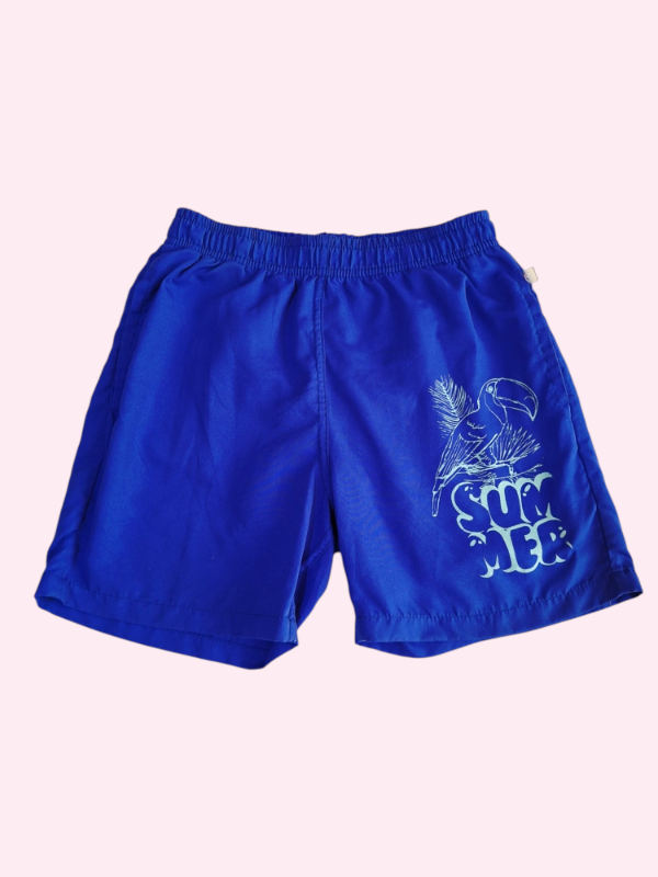 Producto - Traje de baño azul oscuro con loro Advanced 9/10 años