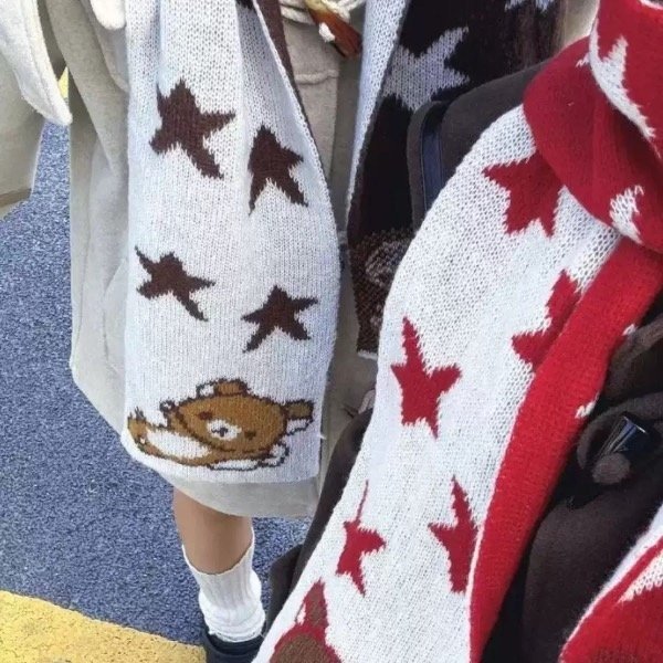 Producto - Bufanda Rilakkuma Marrón Tejida