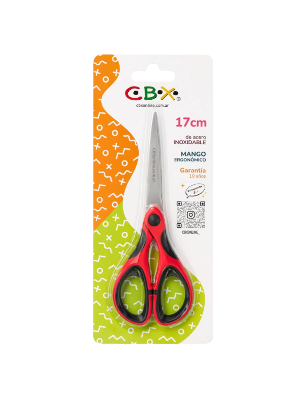Producto - TIJERA MANGO ERGONÓMICO 17CM