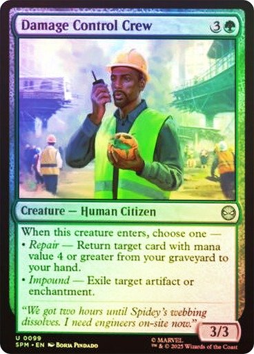 Producto - Damage Control Crew Foil  Marvel's Spider-Man