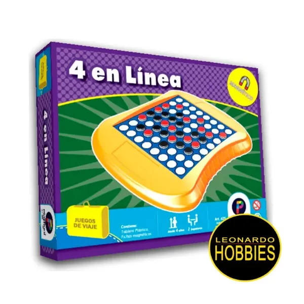 Producto - 4 en Línea de Viaje Magnético Plastigal 425