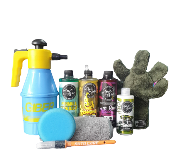 Producto - Kit de lavado completo + Giber Toxic Shine