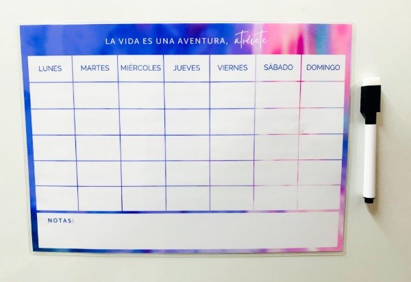 Producto - Planner Mensual Imantado Degrade