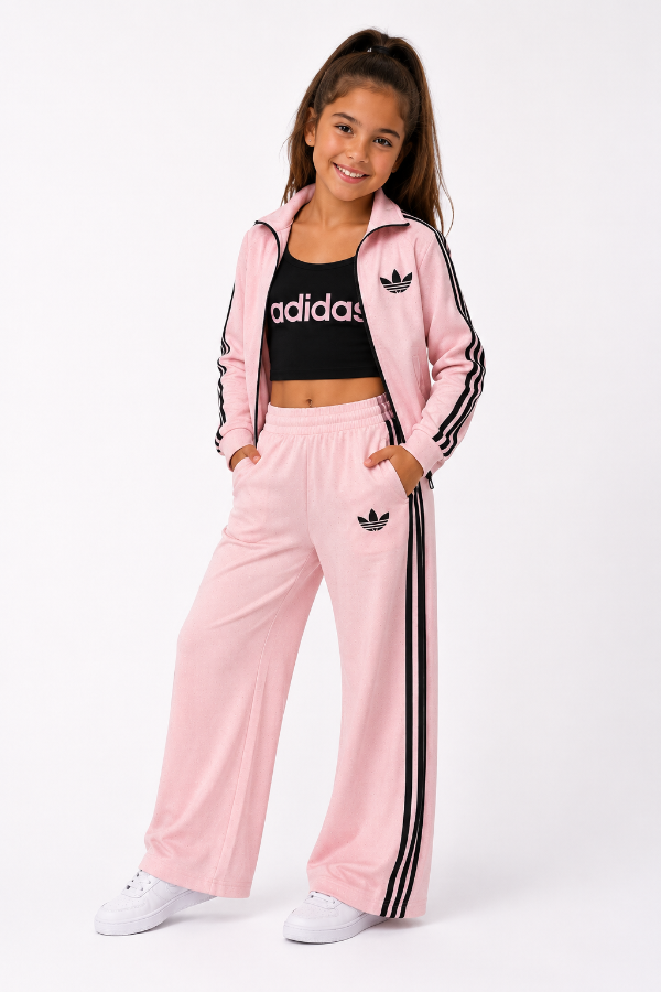 Producto - CURVA TRIO ADIDAS GLITTER (CAMPERA + TOP + PALAZO)