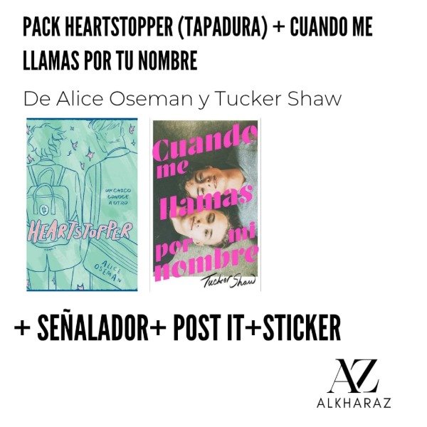 Producto - PACK HEARTSTOPPER 1 TAPA DURA + CUANDO ME LLAMAS POR MI NOMBRE
