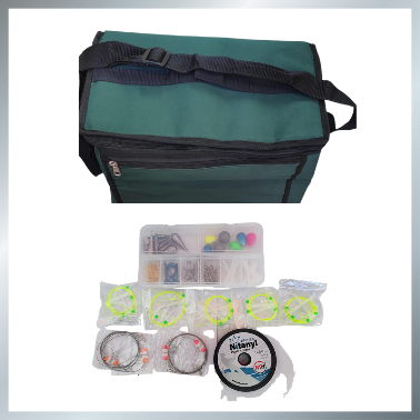 Producto - Combo Bolso Caja de pesca con Accesorios