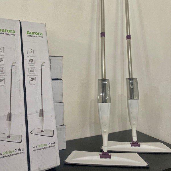 Producto - Spray Mop Microfibra Blanca Trapeador
