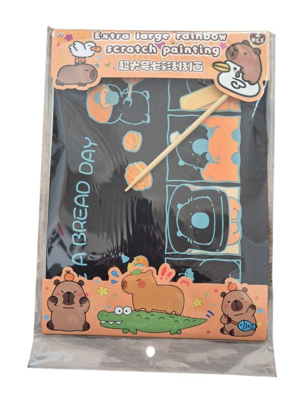 Producto - Papel Mágico Grande Capibara - Cocodrilo