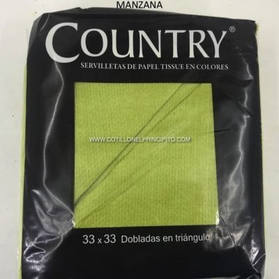 Producto - Country Económica Lisa 33x33cm Verde Manzana x40