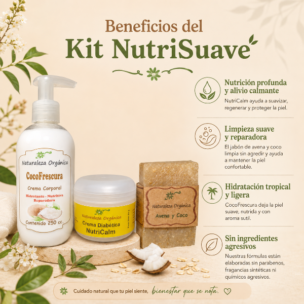 Producto - Kit NutriSuave - Cuidado natural para piel sensible y exigente - 1
