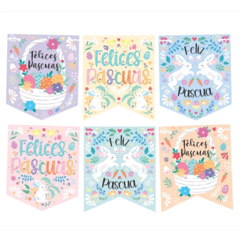 Producto - Banderin Felices Pascuas