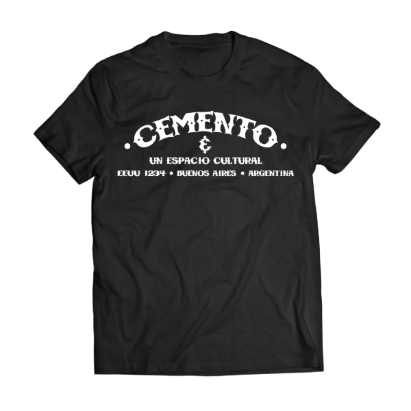 Producto - Remera Cemento Espacio Cultural Rock Punk Metal