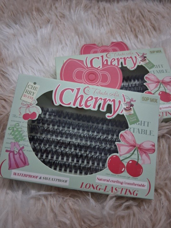 Producto - Pestañas por punto cherry