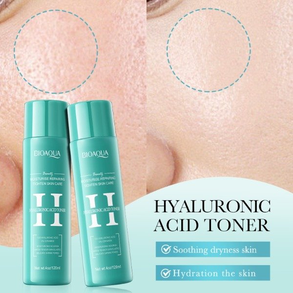 Producto - Tónico de ácido hialurónico para arrugas y poros - Bioaqua