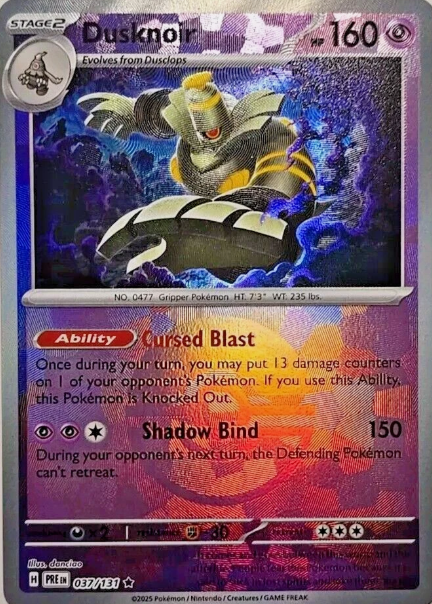 Producto - Dusknoir (Poke Ball Pattern) - 037/131 - Prismatic Evolutions - Holo