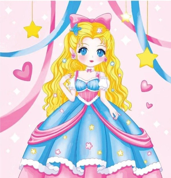 Producto - Kit De Pintura Con Diamantes Diamond Painting Bastidor 20X20cm - Princesa