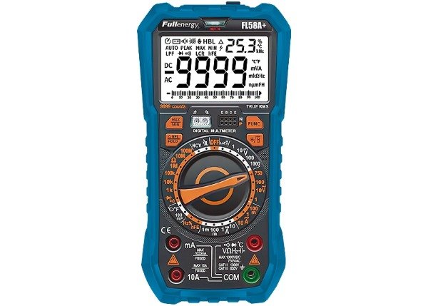 Producto - MULTÍMETRO DIGITAL T.RMS (NCV / FREC / CAP/TEMP../FUGA/INFR..) FULLENERGY FL58A+