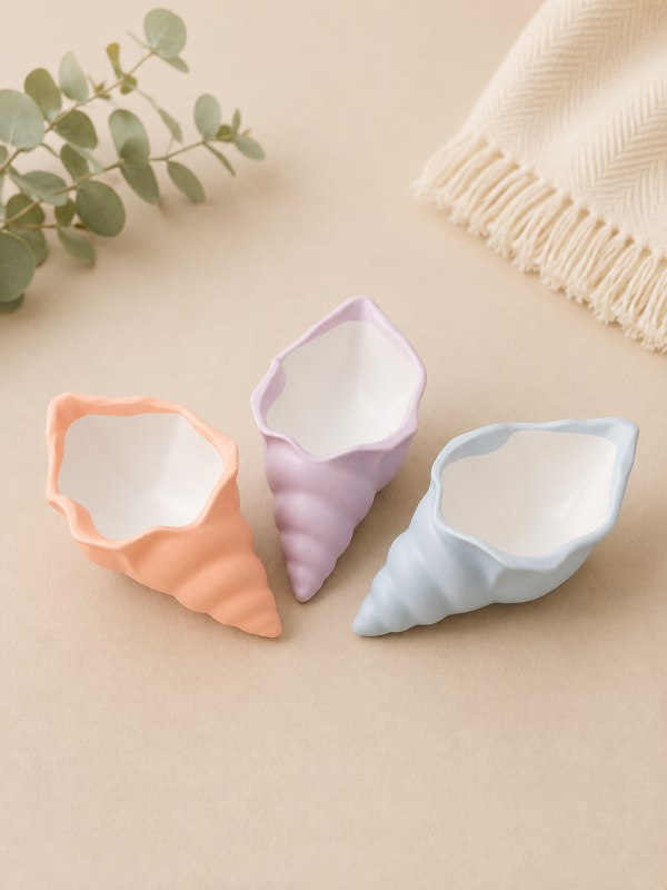 Producto - Caracol chico yeso color