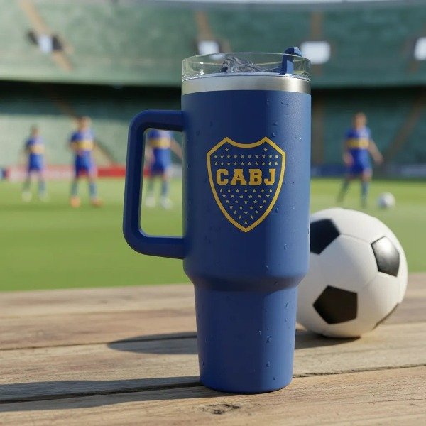 Producto - Vaso Térmico Boca Juniors Quencher 1200 Ml Acero Inoxidable