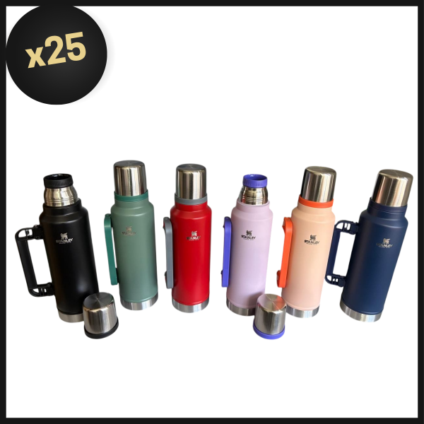 Producto - PROMO BULTO TERMO TAPA DE ACERO 1200ML CON LOGO