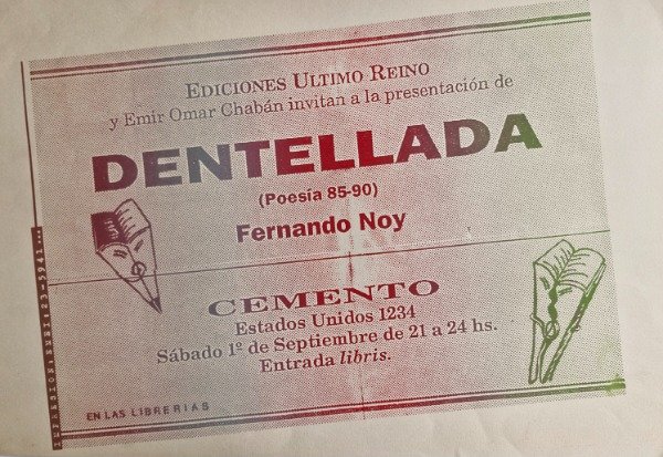 Producto - Noy, Fernando - Dentellada (Afiche serigrafiado)