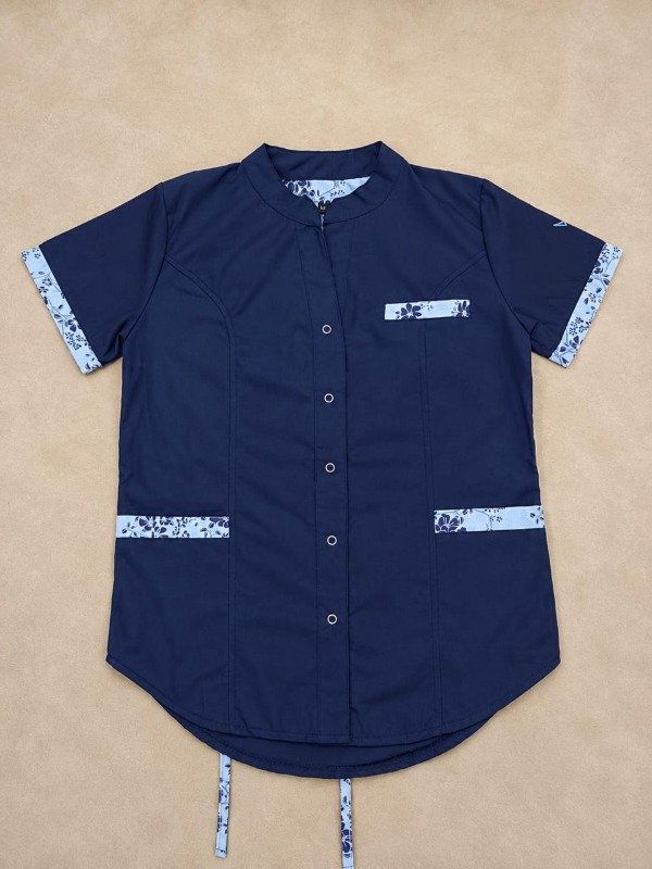 Producto - SIENA ARCIEL (Azul detalle flores)