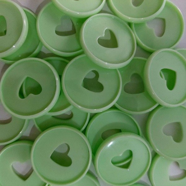 Producto - DISCOS - Verde Aqua - Corazón