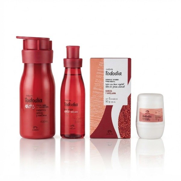 Producto - KIT NATURA TODODIA: RITUAL DE CUIDADO CEREZA Y AVELLANA