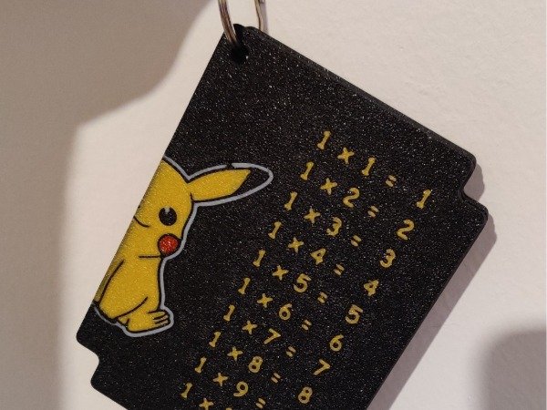 Producto - Tablas de Multiplicar Pikachu