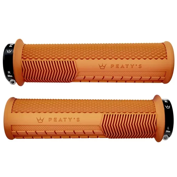 Producto - Puños Manoplas Bicicleta Mtb Peatys Monarch Grip Knurl Thick