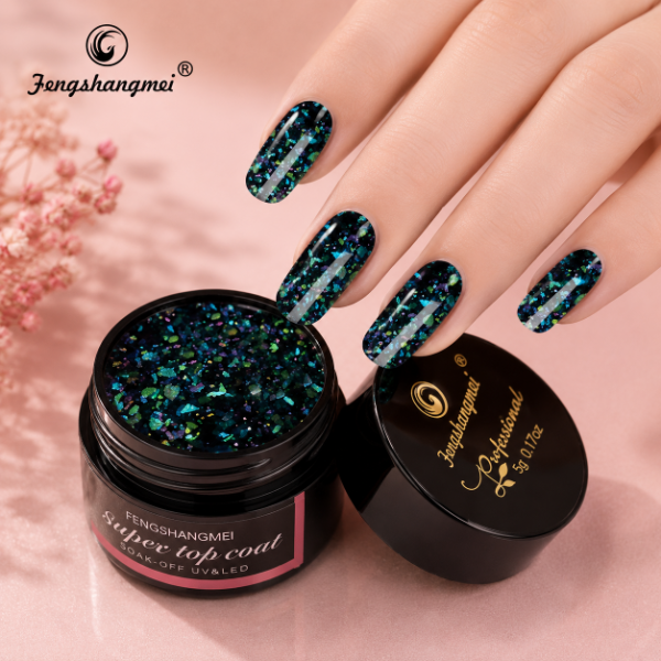 Producto - FENGSHANGMEI TOP COAT GEL AURORA W365
