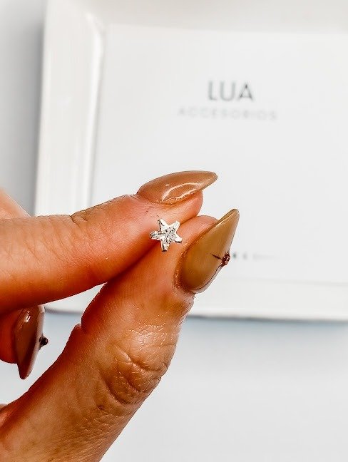 Producto - Aro miniatura ESTRELLA CUBIC - Plata 925 (unidad)