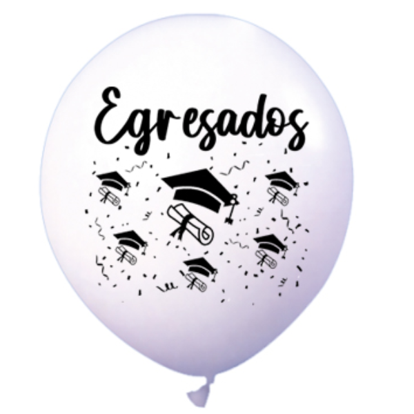 Producto - GLOBO EGRESADOS 12"X8 - 0