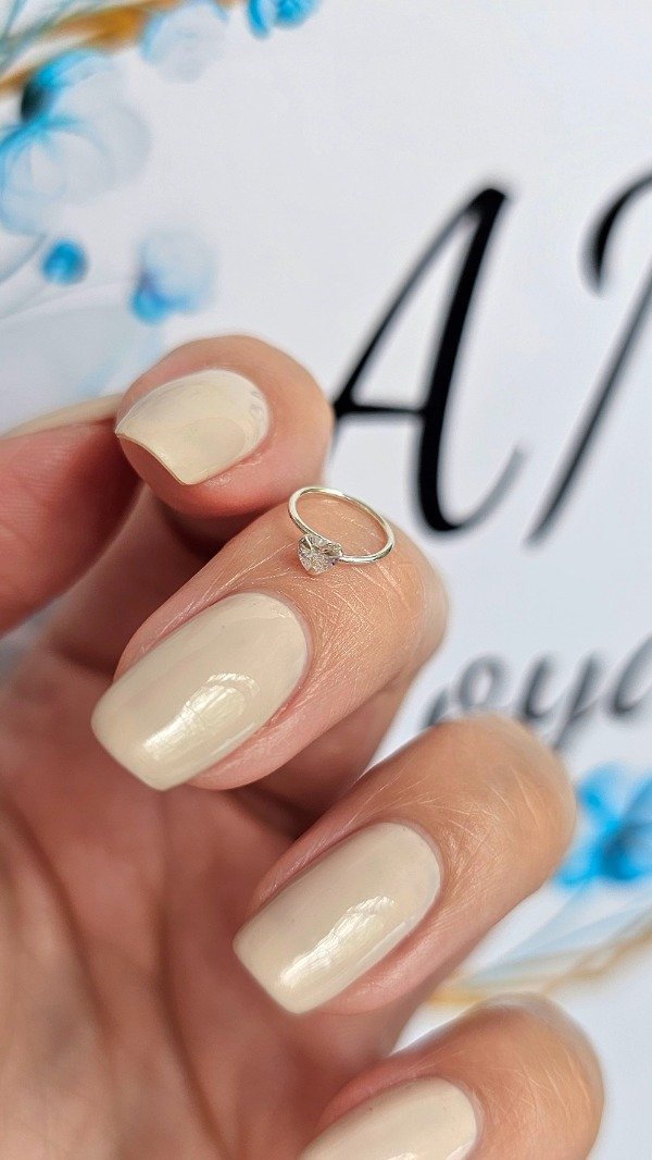 Producto - Argollita con cubic corazon 7mm. Plata