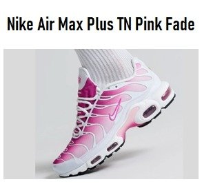 Producto - Nike Air Max Plus TN Pink Fade
