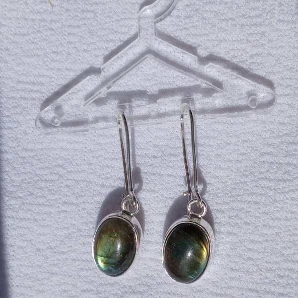 Producto - Aros plata-925 Labradorita - 0