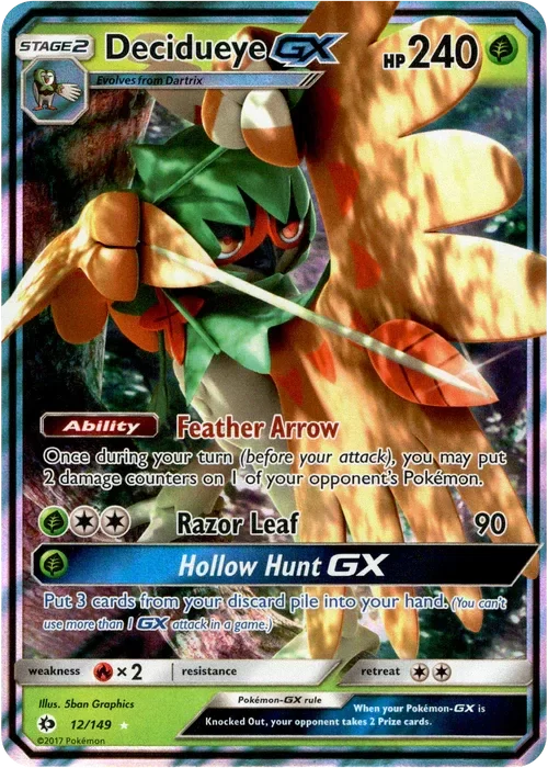 Producto - Decidueye GX - 12/149 - Sun and Moon - Holo