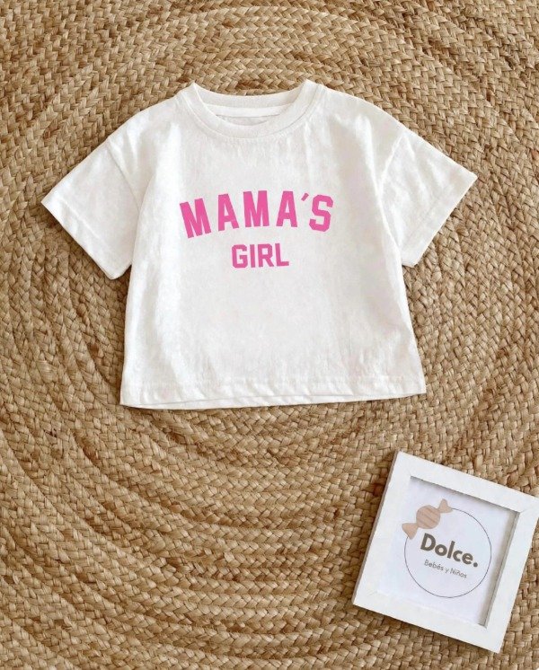 Producto - Conjunto Bebé Mamas Girl , Remera y Short 3 a 24 Meses - 1