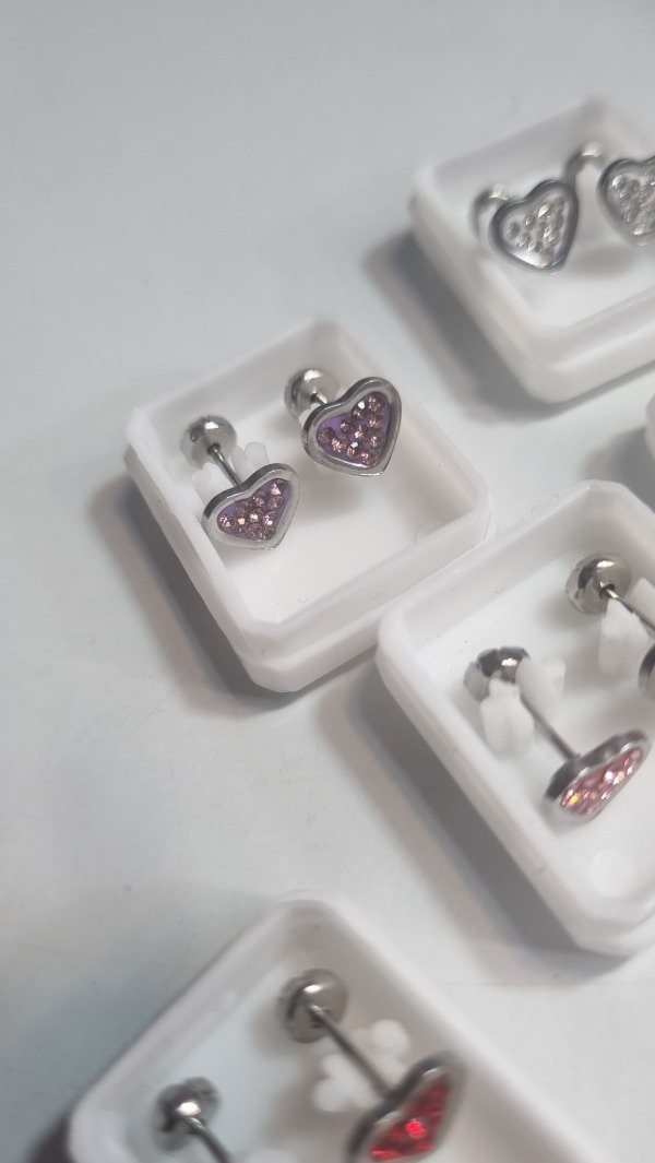Producto - Aritos Abridores Corazon con Strass - 6