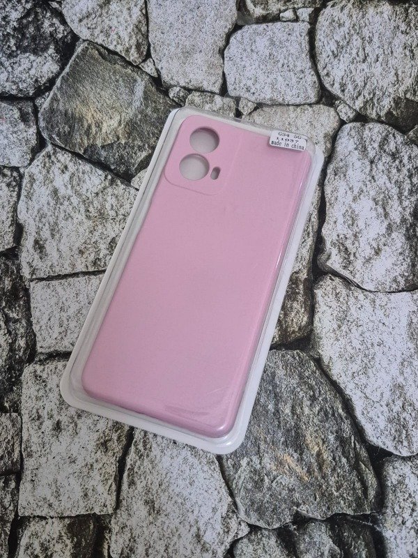 Producto - Funda silicone case Moto G34 rosa