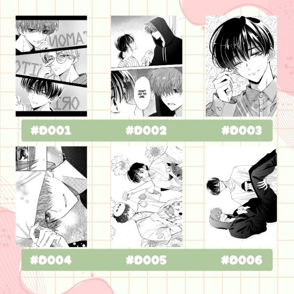Producto - Tamon's B-side // Postales foil - 4