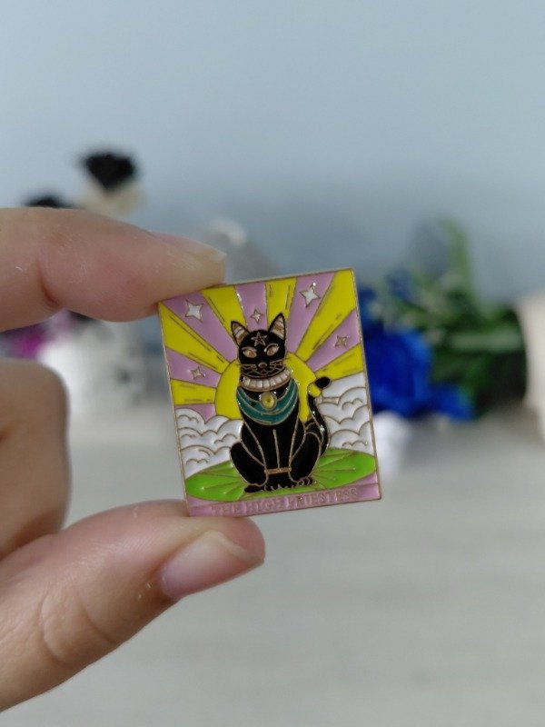 Producto - Pin metalizado - Carta de tarot "The high priestess" #1415