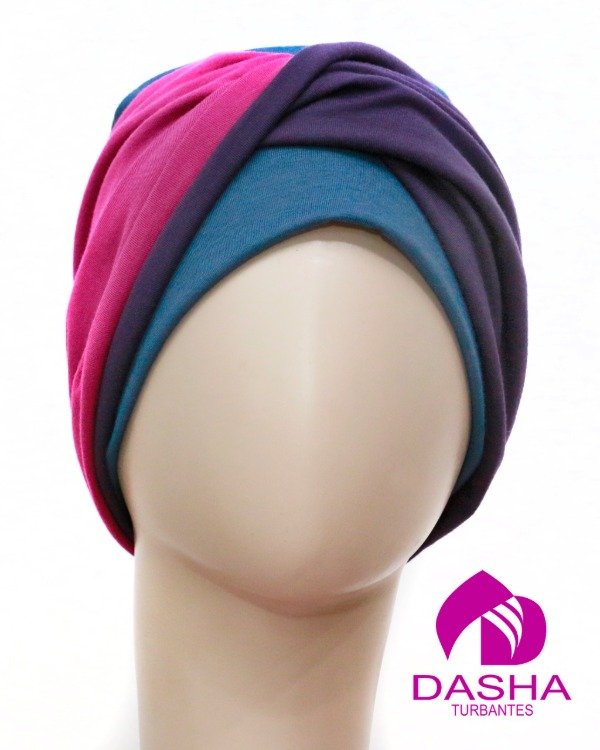 Producto - Turbante Maui aero violeta y morado