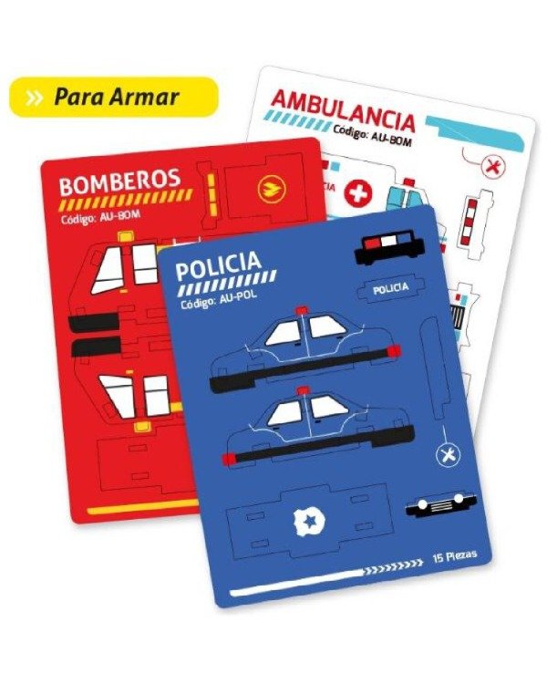 Producto - Vehiculos Para Armar Mis calles - 0