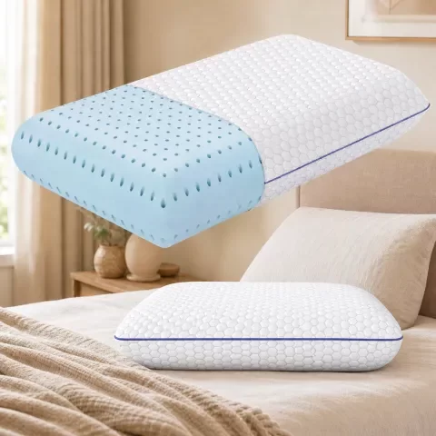 Producto - Almohada Viscoelástica Ergonómica para Descanso Cervical
