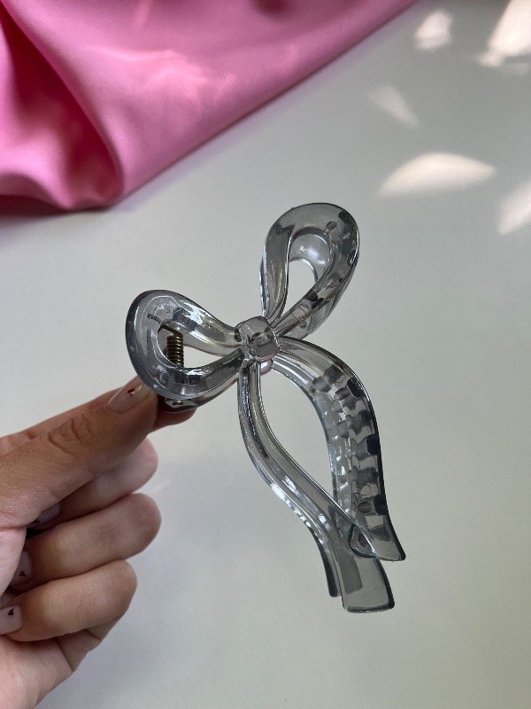 Producto - Broche Moño Gris